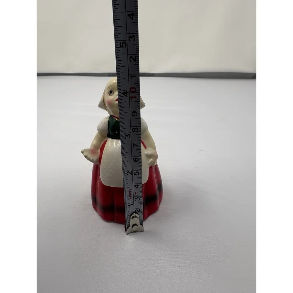 Vintage 1950's Japan Ceramic Dutch Girl Salt Shaker Novelty Traditional Dress